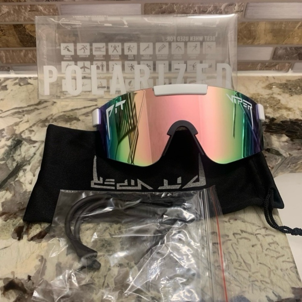 ❇️V03 Pit Style Polarized Sunglasses Driving Sports Outdoor, Pit Viper Theme